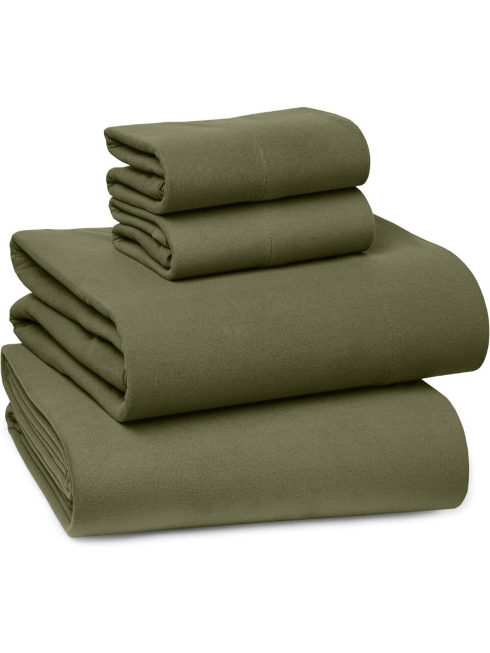 Ultra Soft Flannel Queen Sheet Set - Cozy 15" Deep Pocket, No Pilling, 4 Pieces